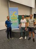 Juan-Felipe Ortiz-Riomalo, Moritz Peter Fritschle, and Thomas Rellensmann at the EAAE Conference 2025