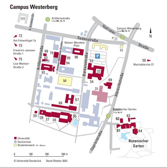 The side plan of Campus Westerberg